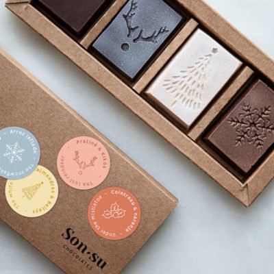 Surtido 4 mini turrones